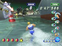 une photo d'Ã©cran de Wave Race Blue Storm sur Nintendo Gamecube